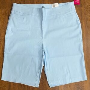 Kim Rogers Women’s Millennium Light Blue Bermuda Shorts 22W